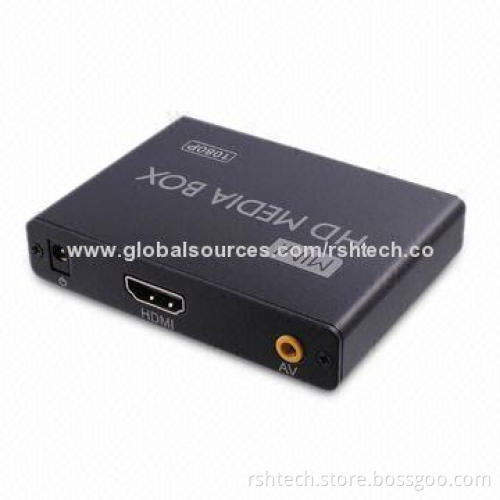 3D Blu-ray Media Player, Full 1,080 Pixels Output with 50 to 60Hz Frequency, 100 to 240V AC Voltage